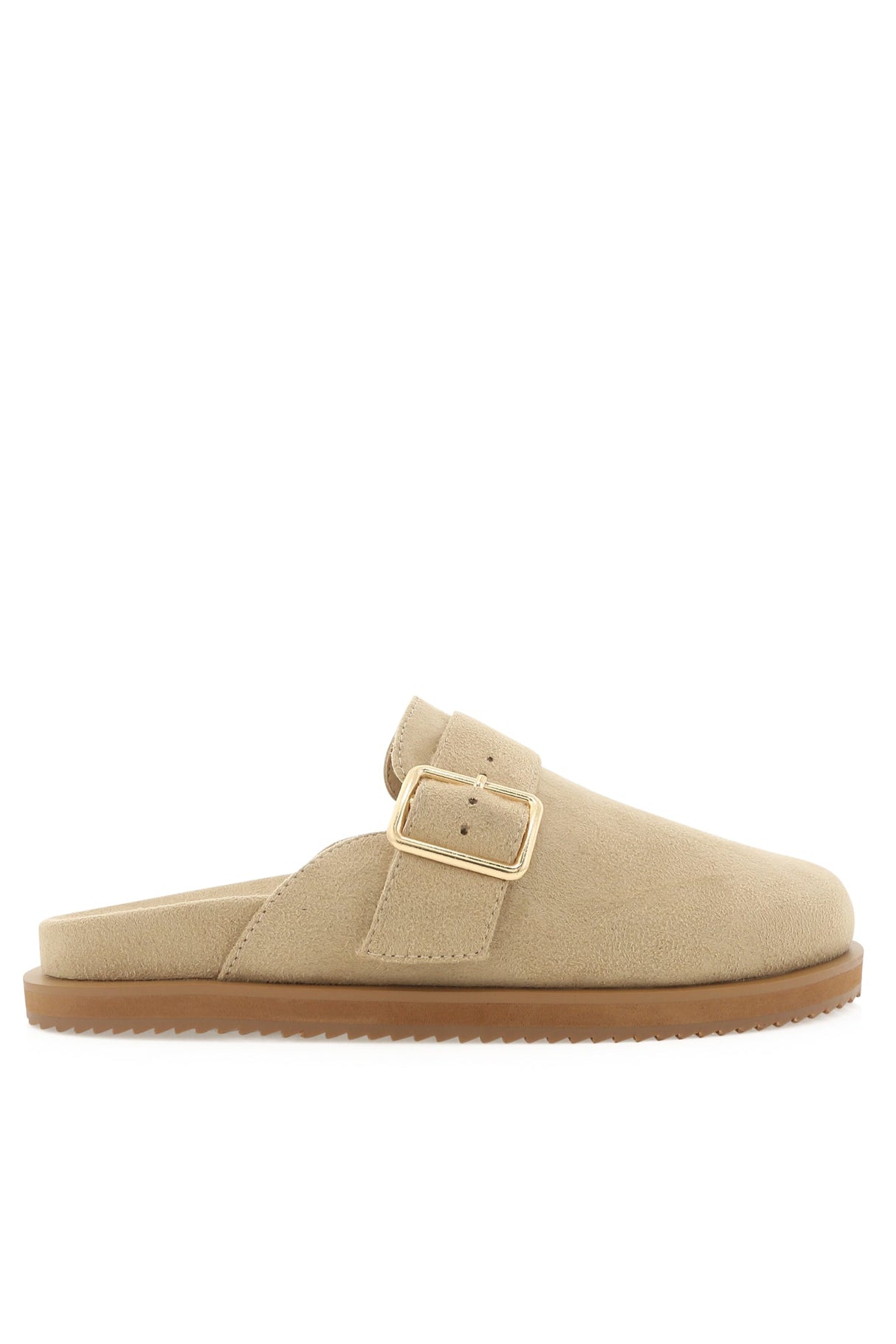 Orlin Slides - Slip on Mule in Desert Suede