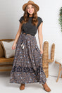 Salty Crush Delany Maxi Skirt Floral