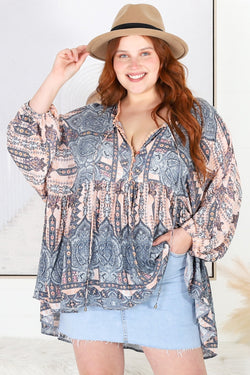 Jaase Chloe - Caribbean Top Blue Pink