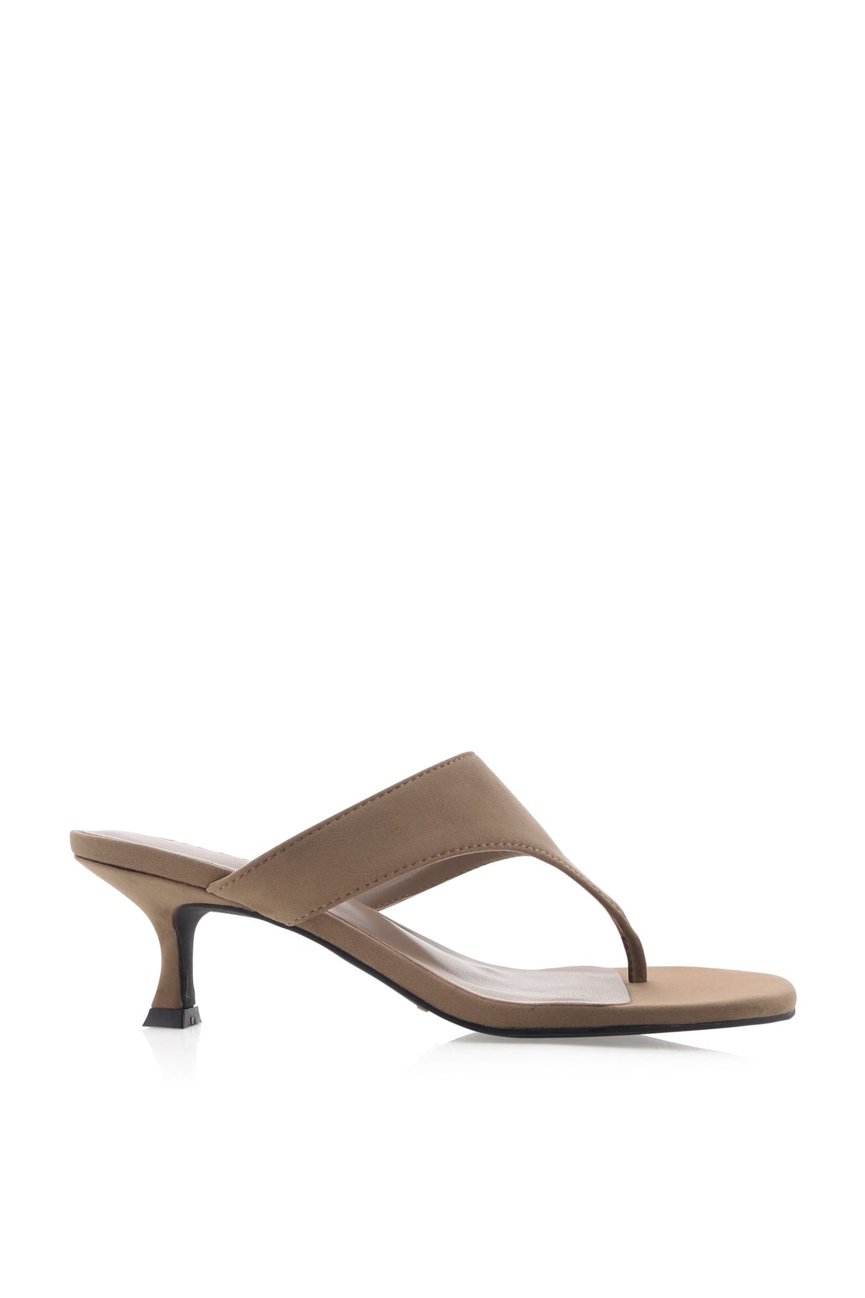 Quincie Heels - Fawn Suede