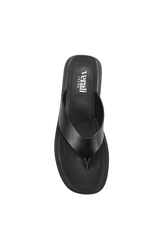 Raptor Flatform Thongs in Black