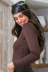 Rayne Scarf - Chain Print Black
