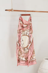 Rayne Scarf - Chain Print Pink