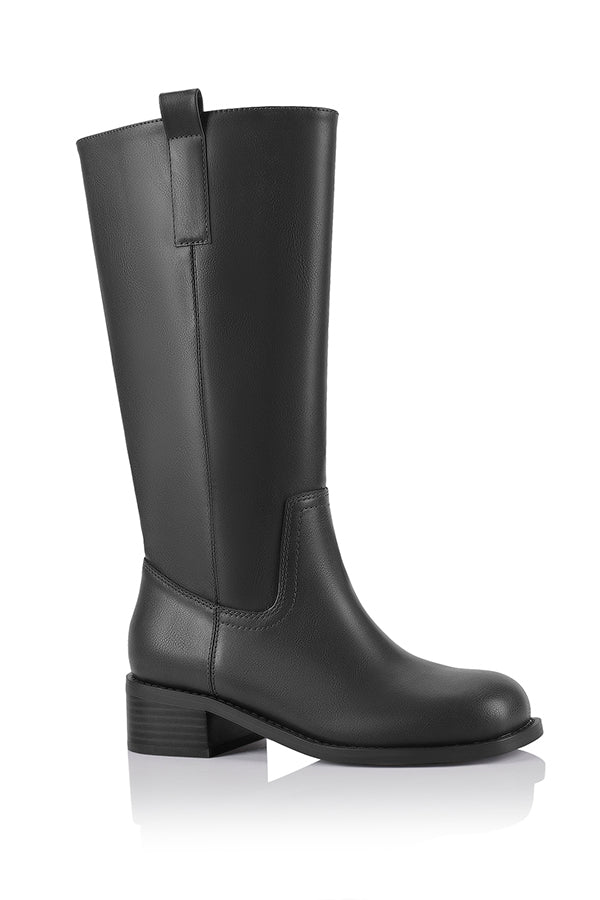 Rogue Knee High Boots - Black