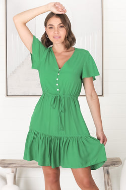 Rosane Mini Dress - Green