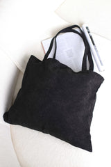 Rover Corduroy Tote Bag - Black