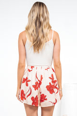 Ruby Shorts - High Elasticated Waist Shorts in Arli Print