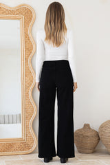 Samieka Jeans - Highwaisted Wide Leg Jean in Black