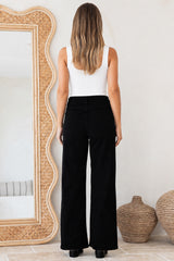 Samieka Jeans - Highwaisted Wide Leg Jean in Black