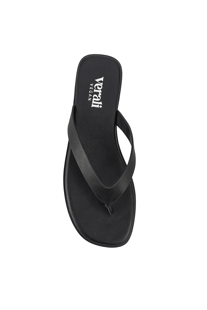 Sascha Casual Thongs - Black