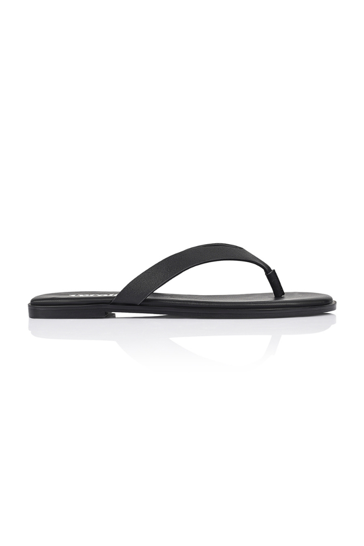 Sascha Casual Thongs - Black