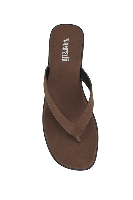 Sascha Casual Thongs - Chocolate Micro