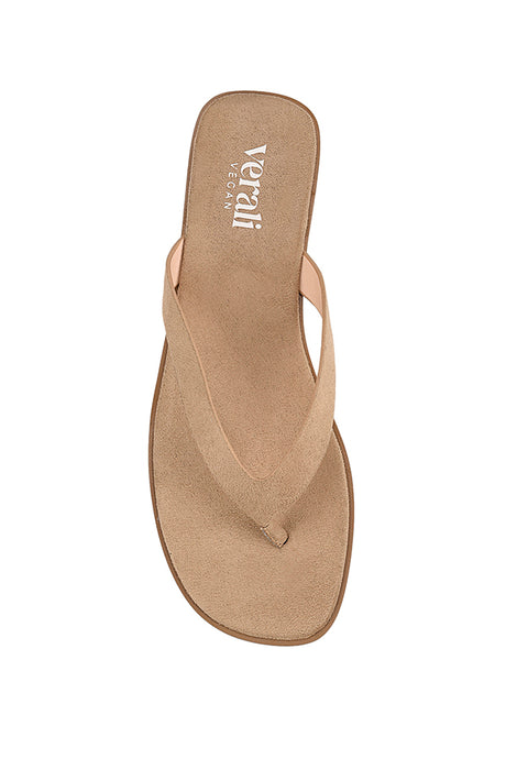 Sascha Casual Thongs - Taupe Micro