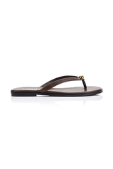 Sassy Casual Thongs - Chocolate