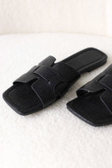 Shep Weave Slides - Black