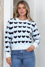 Model wearing Skye Jumper in Grey from Salty Crush