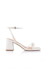 Stevie Block Heel Sandals - Chalk