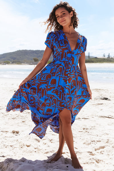 Tabitha - Desert to Sea Maxi Dress