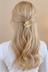 Talula Shell Hair Clips - Gold/Pearl