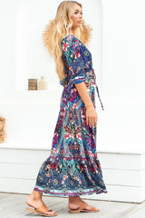 Jaase Tessa Rocco Maxi Dress Blue