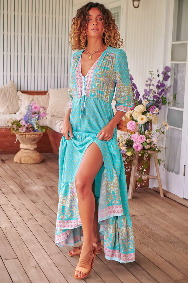 Cedella print Olivia maxi