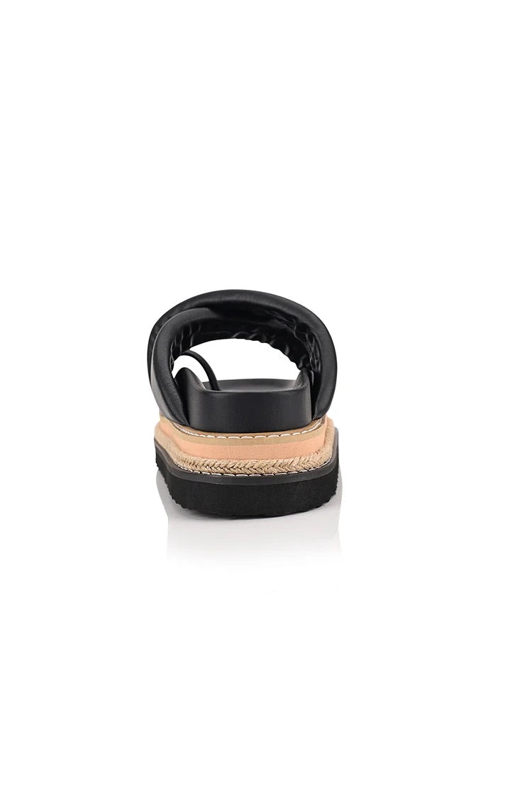 Thelma Flatform Slides - Black