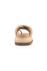 Thelma Flatform Slides - Biscuit