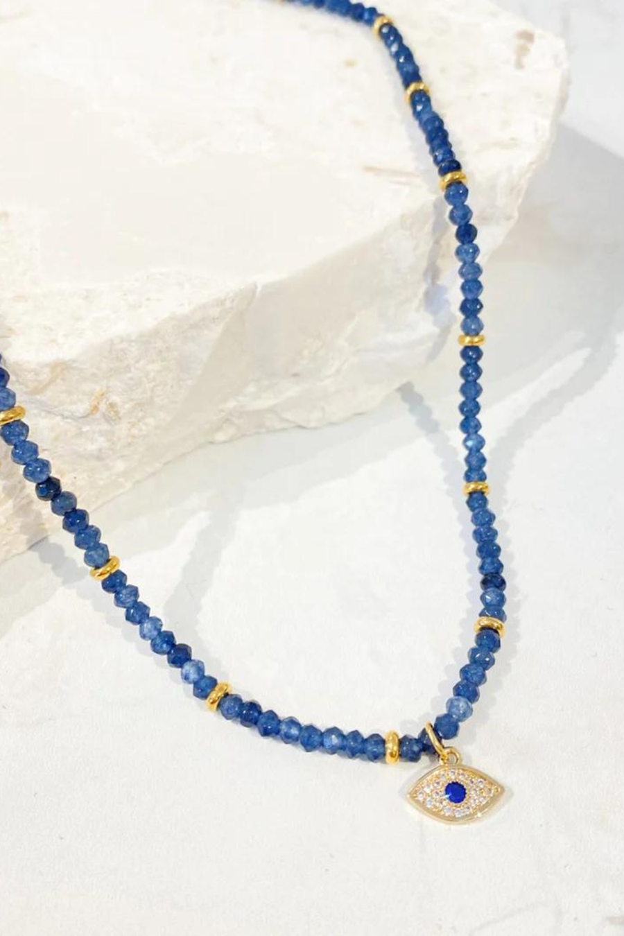 Evil eye online beaded necklace