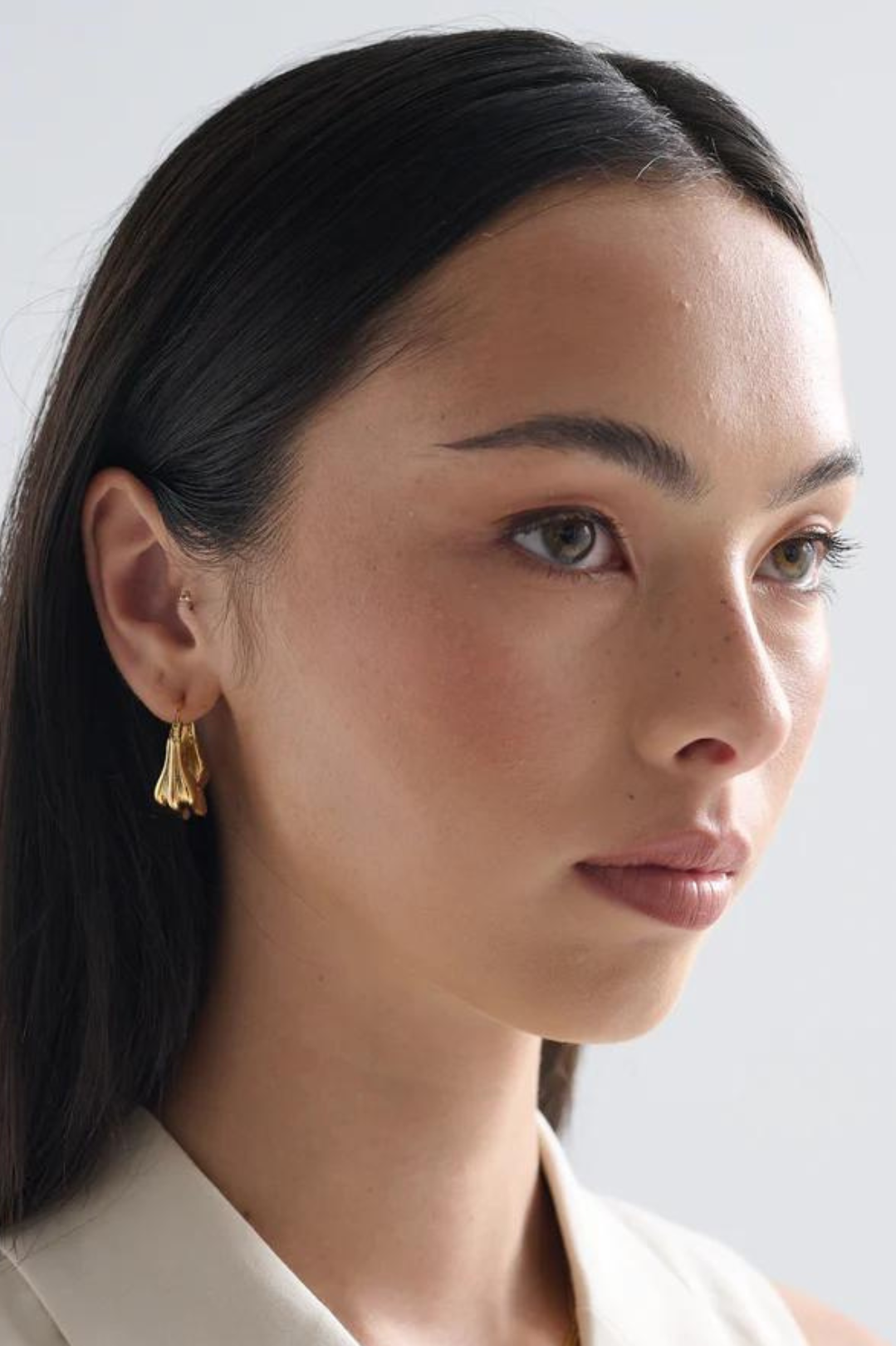 Harrison Plated Earrings - Gold