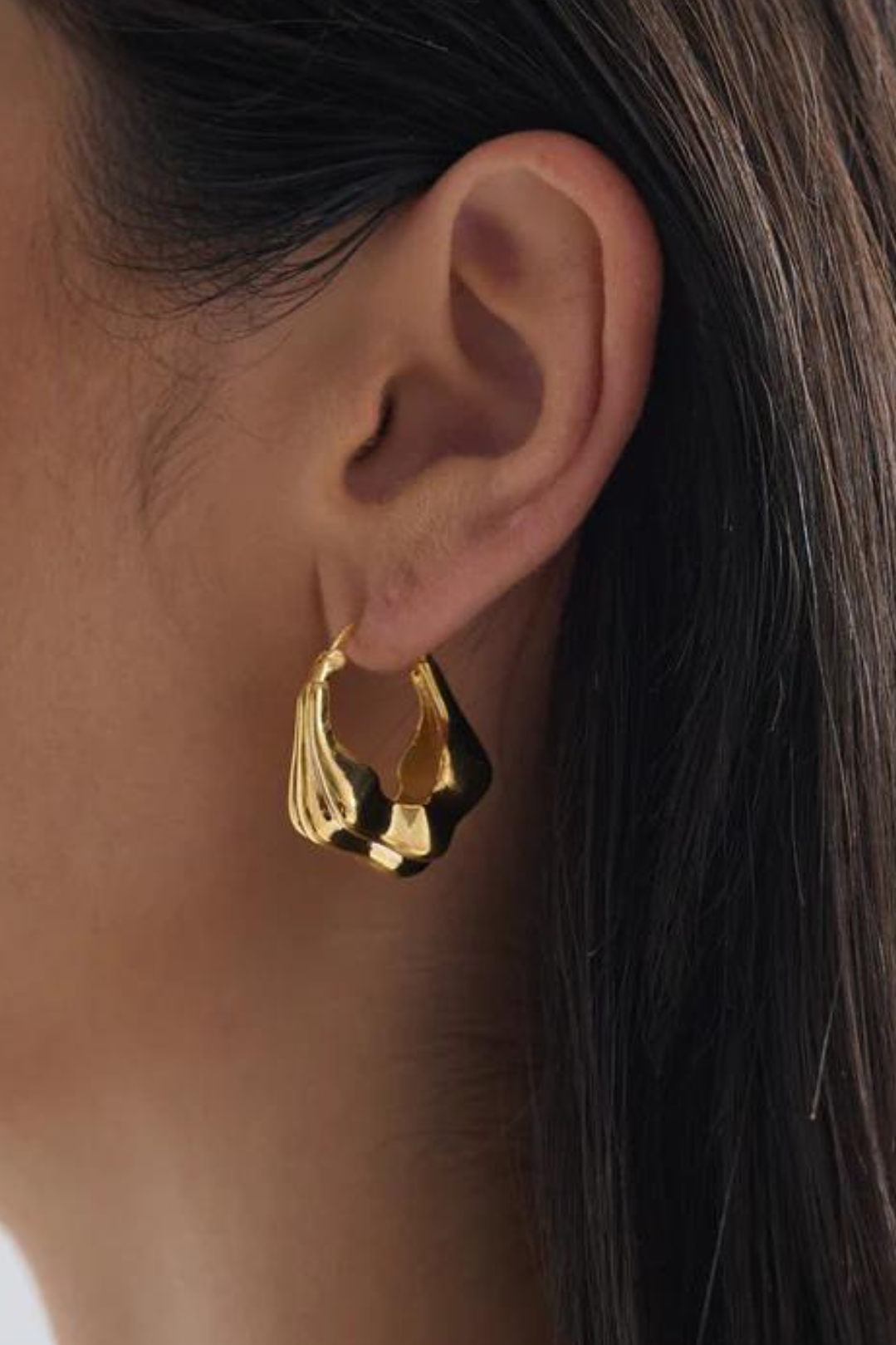 Harrison Plated Earrings - Gold