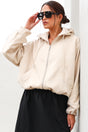 Model wearing Vector Jacket in Cream from Salty Crush
