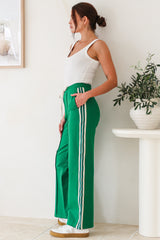 Model wearing Victoria Pants in Green from Salty Crush