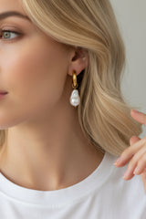 Wavery Earrings - Gold
