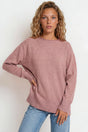Model wearing Willow Jumper in Pink from Salty Crush
