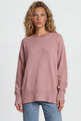 Model wearing Willow Jumper in Pink from Salty Crush