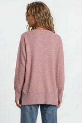 Model wearing Willow Jumper in Pink from Salty Crush