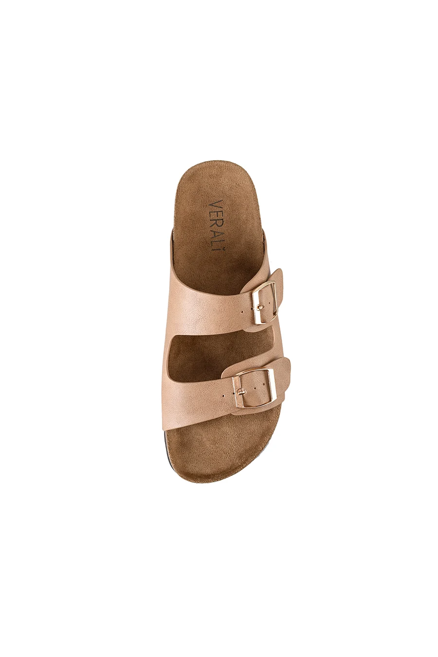 Xylo Footbed Slides in Biscuit Softee