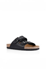 Xylo Footbed Slides - Black