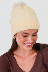 Yasmine Beanie - Beige