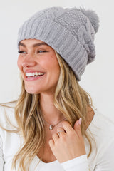 Yasmine Beanie - Grey