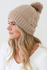 Yasmine Beanie - Tan