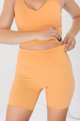 Orange Bike Shorts