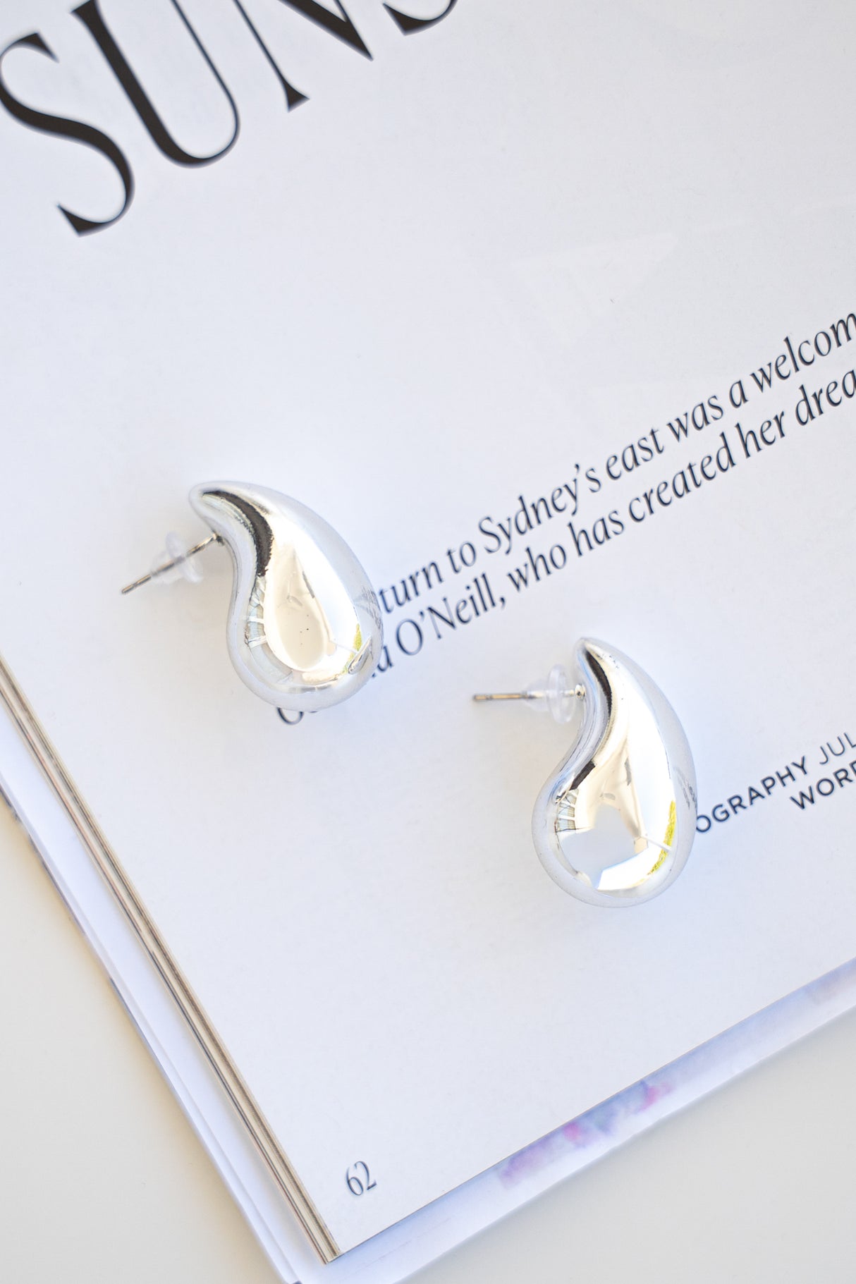 Zelie Earrings - Silver