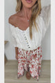 Poppy Maxi Skirt - High Waisted Tiered Skirt with Tassel Waist Tie in Maranta Print