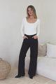 Samieka Jeans - Highwaisted Wide Leg Jean in Black