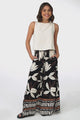 Miranda Pants - High Waisted Wide Leg Pants in Ravenna Print