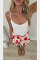 Ruby Shorts - High Elasticated Waist Shorts in Arli Print