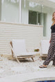 Emmy Pants - High Waisted Pleated Front Waistband Palazzo Pants in Azaria Print Black