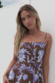 Radley Maxi Dress - Empire Line Sun Dress with Adjustable Straps in Rania Print