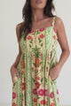 Tiff Maxi Dress - Adjustable Strap Sun Dress in Sunkissed Print